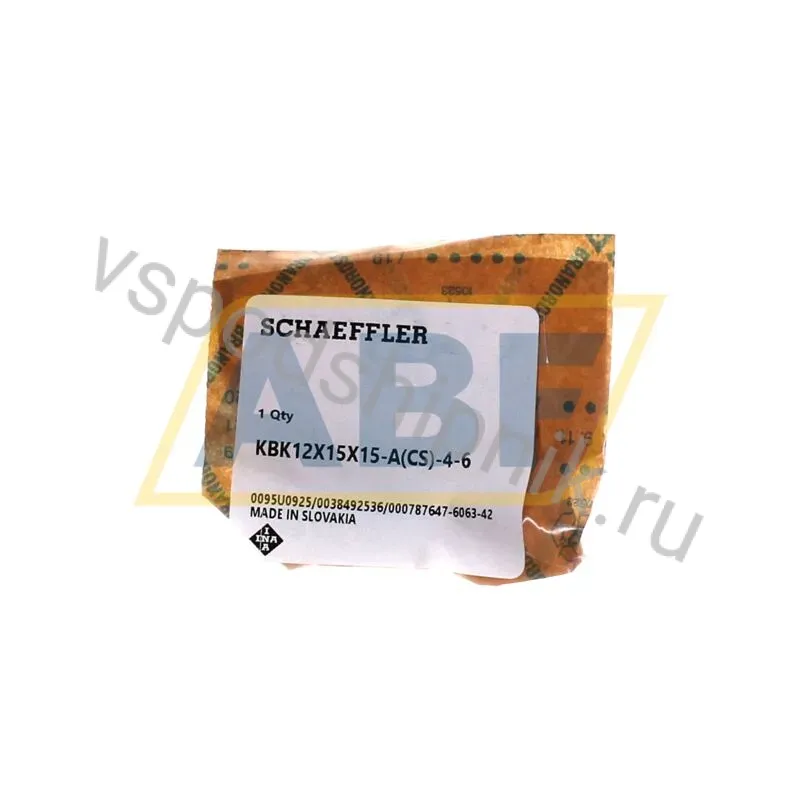 Игольчатый роликовый подшипник с сепаратором KBK12X15X15-A(CS)/-4-6 INA 360