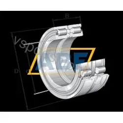 Цилиндрический роликовый подшипник SL04160-PP-C3 INA