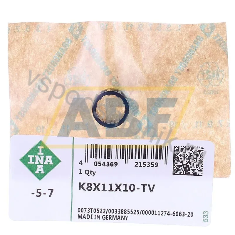 Игольчатый роликовый подшипник с сепаратором K8X11X10-TV/-5-7 INA 360
