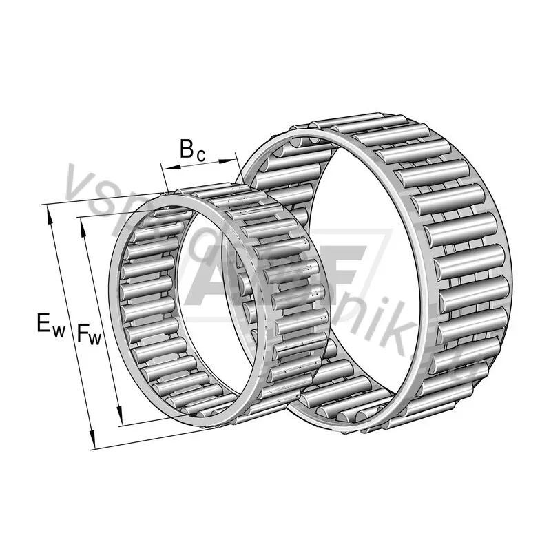 Игольчатый роликовый подшипник с сепаратором K20X28X16/0-7 INA 360