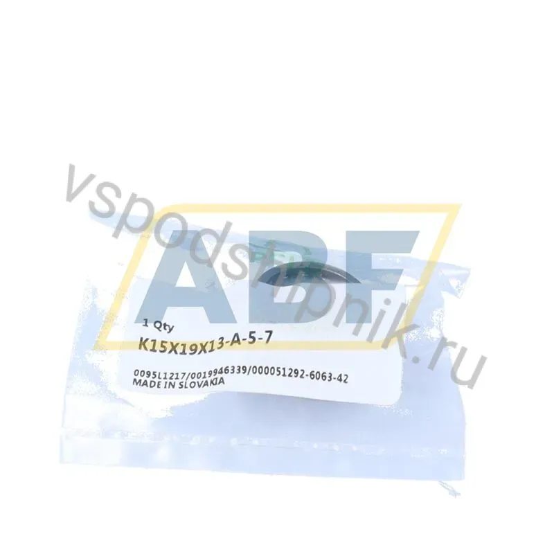 Игольчатый роликовый подшипник с сепаратором K15X19X13-A/0-7 INA 360