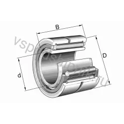 Игольчатый роликовый подшипник с сепаратором NKI70/35B INA