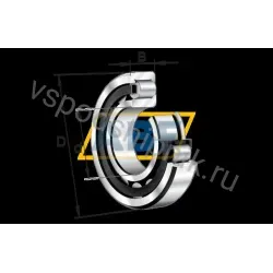 Цилиндрический роликовый подшипник NJ NJ203-E-TVP2-C3 FAG