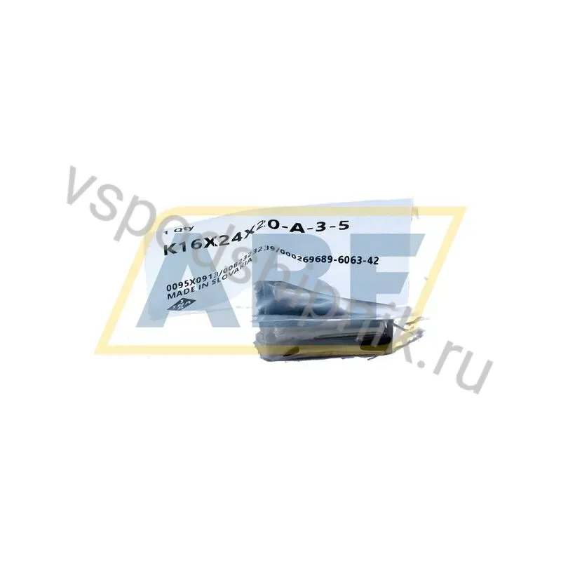 Игольчатый роликовый подшипник с сепаратором K16X24X20-A/0-7 INA 360