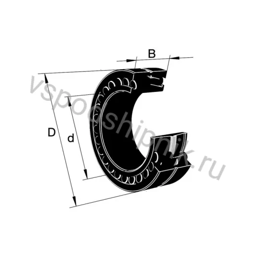 Сферический роликовый подшипник 23328-AS-MA-T41B FAG