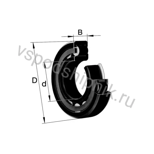 Цилиндрический роликовый подшипник однорядный WJP130X260-P-M1 FAG