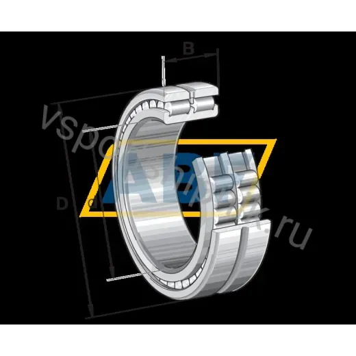 Цилиндрический роликовый подшипник SL02-4930A INA 150×210×60 мм
