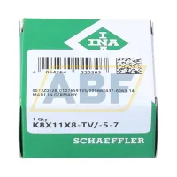 Игольчатый роликовый подшипник с сепаратором K8X11X8-TV/5-7 INA