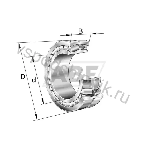 Сферический роликовый подшипник 232/560K.MB.T52BW FAG