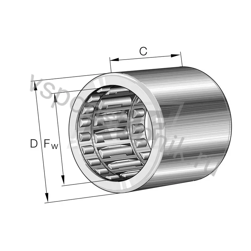 Игольчатый роликовый подшипник с сепаратором HFL1826-SM11 INA 360