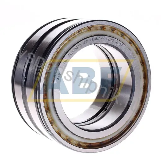 Цилиндрический роликовый подшипник SL045018-PP INA 90×140×67 мм