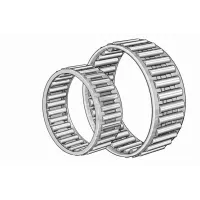 Игольчатый роликовый подшипник с сепаратором K14X17X17-A/0-7 INA