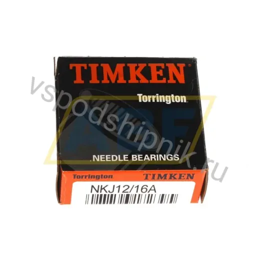 Игольчатый роликовый подшипник с сепаратором NKJ12/16A Timken 12×24×16 мм