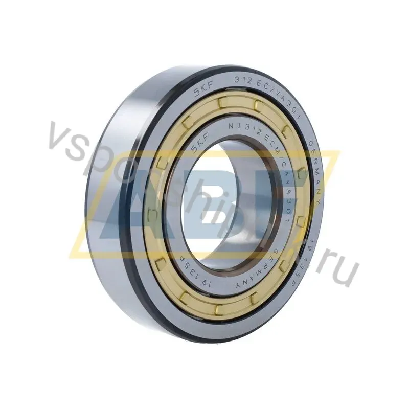Цилиндрический роликовый подшипник NJ NJ312ECM/C4VA301 SKF 360
