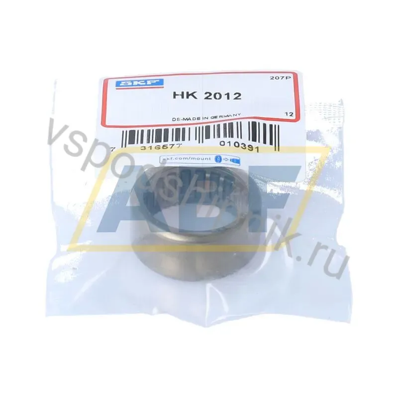 Игольчатый роликовый подшипник с сепаратором HK2012 SKF 360