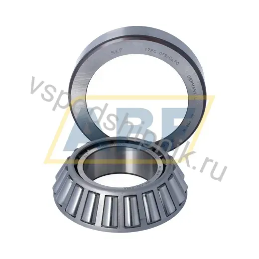 Конический роликовый подшипник однорядный T7FC075/CL7C SKF 75×150×42 мм