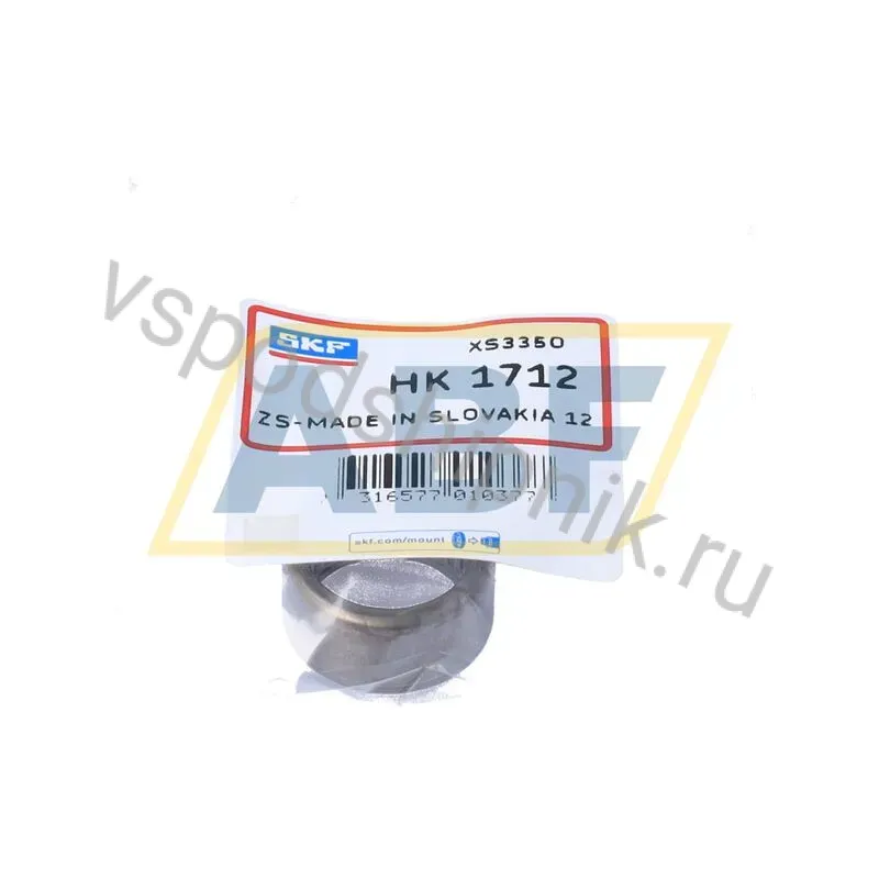 Игольчатый роликовый подшипник с сепаратором HK1712 SKF 360
