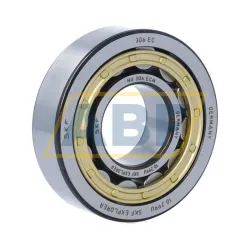 Цилиндрический роликовый подшипник NU NU306ECM SKF