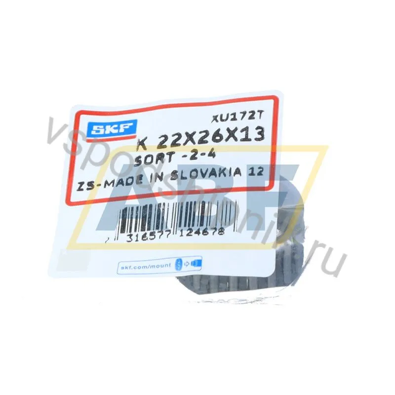 Игольчатый роликовый подшипник с сепаратором K22X26X13 SKF 360