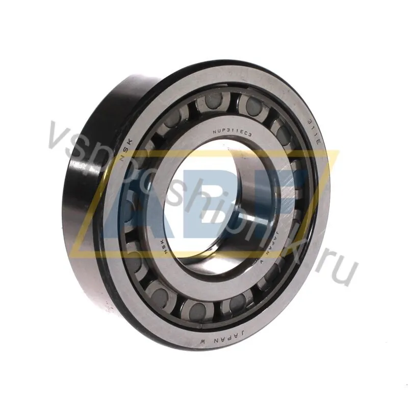 Цилиндрический роликовый подшипник однорядный NUP311EW C3 NSK 360