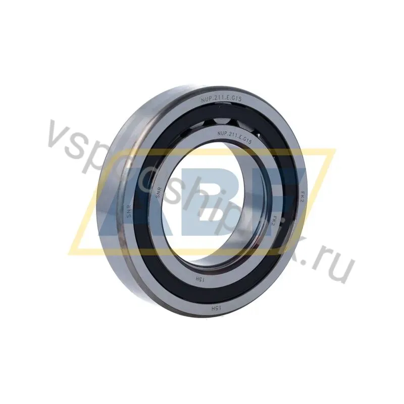 Цилиндрический роликовый подшипник однорядный NUP211EG15 SNR 360