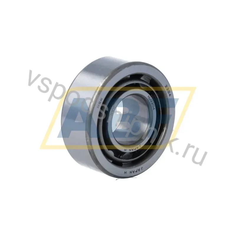 Цилиндрический роликовый подшипник однорядный NU2204W NSK 360
