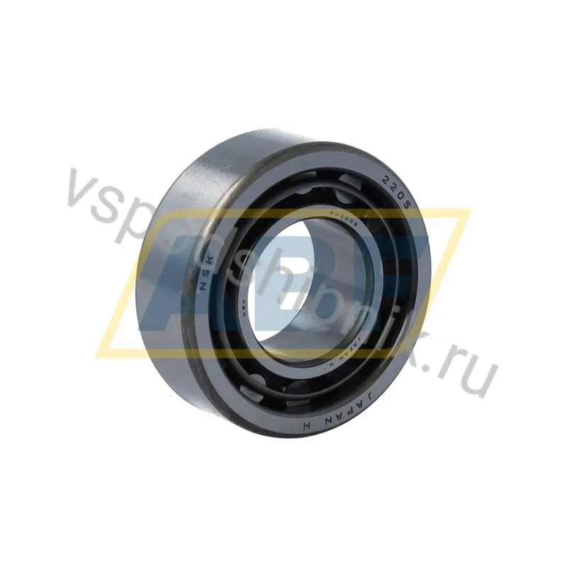 Цилиндрический роликовый подшипник однорядный NU2205W C3 NSK 360