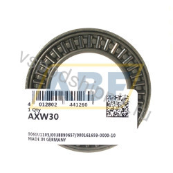 Игольчатый упорный подшипник AXW30 INA