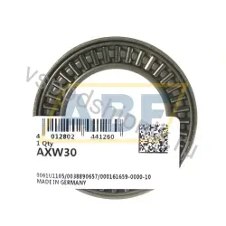 Игольчатый упорный подшипник AXW30 INA