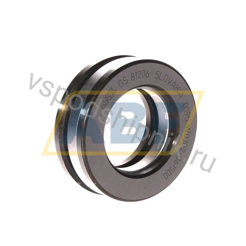 Цилиндрический роликовый упорный подшипник 81206-L INA 360