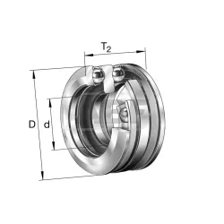 Упорный шариковый подшипник 54238-MP FAG