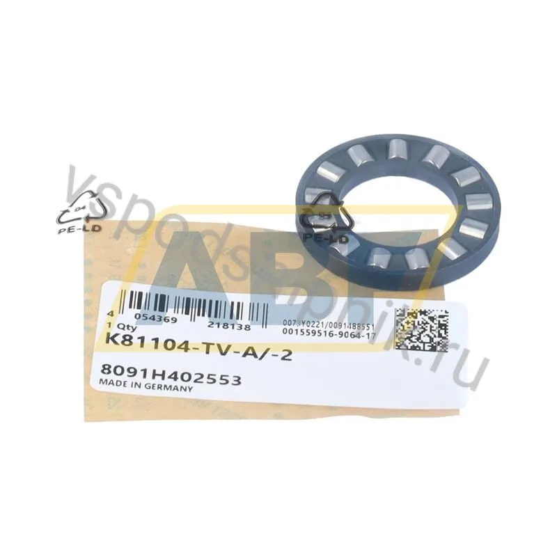 Цилиндрический роликовый подшипник с сепаратором K81104-TV-A/-2 INA 360