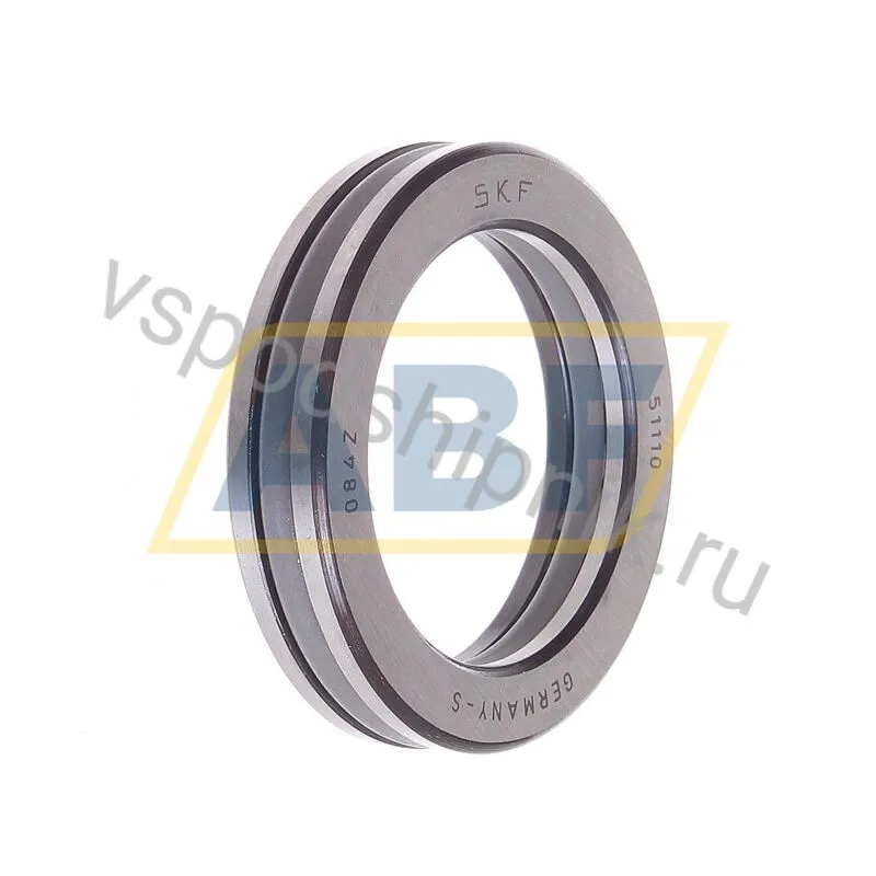 Упорный шариковый подшипник одинарный 51110 SKF 360