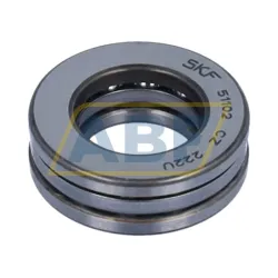 Упорный шариковый подшипник одинарный 51102 SKF