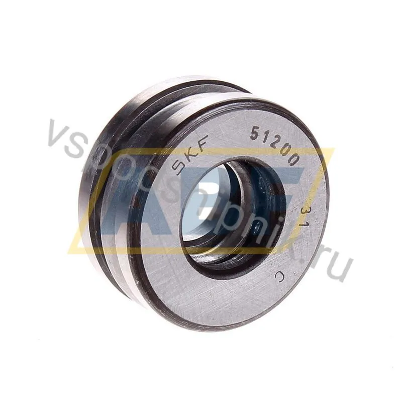 Упорный шариковый подшипник одинарный 51200 SKF 360
