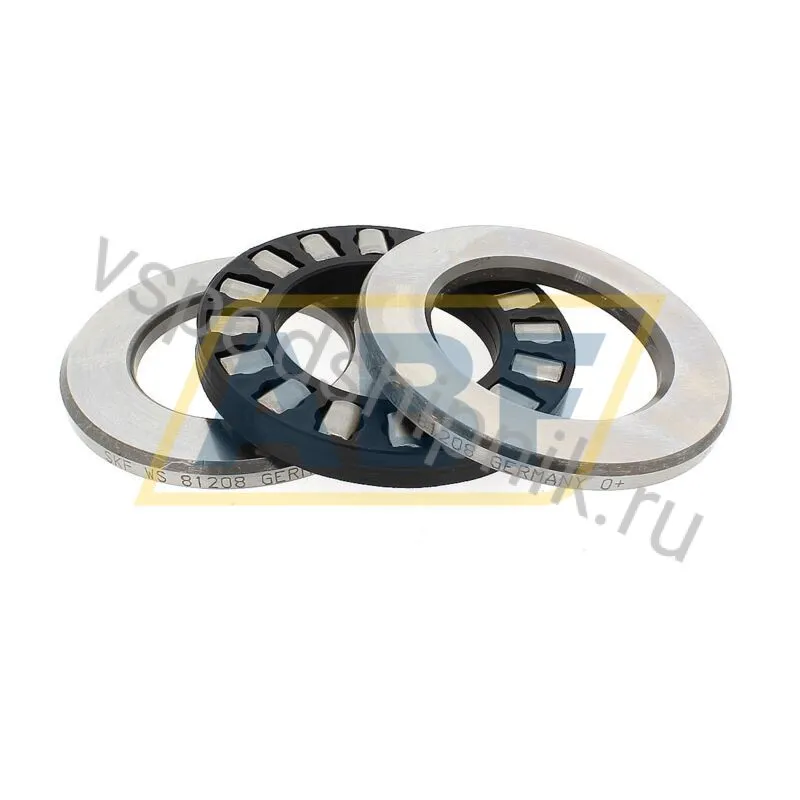 Цилиндрический роликовый упорный подшипник 81208TN SKF 360