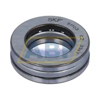 Упорный шариковый подшипник одинарный 51103 SKF