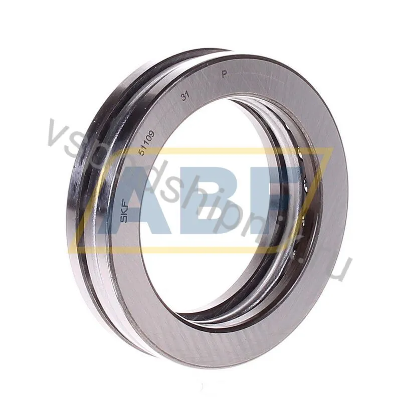 Упорный шариковый подшипник одинарный 51109 SKF 360