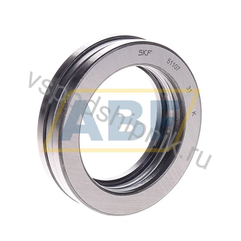 Упорный шариковый подшипник одинарный 51107 SKF 360