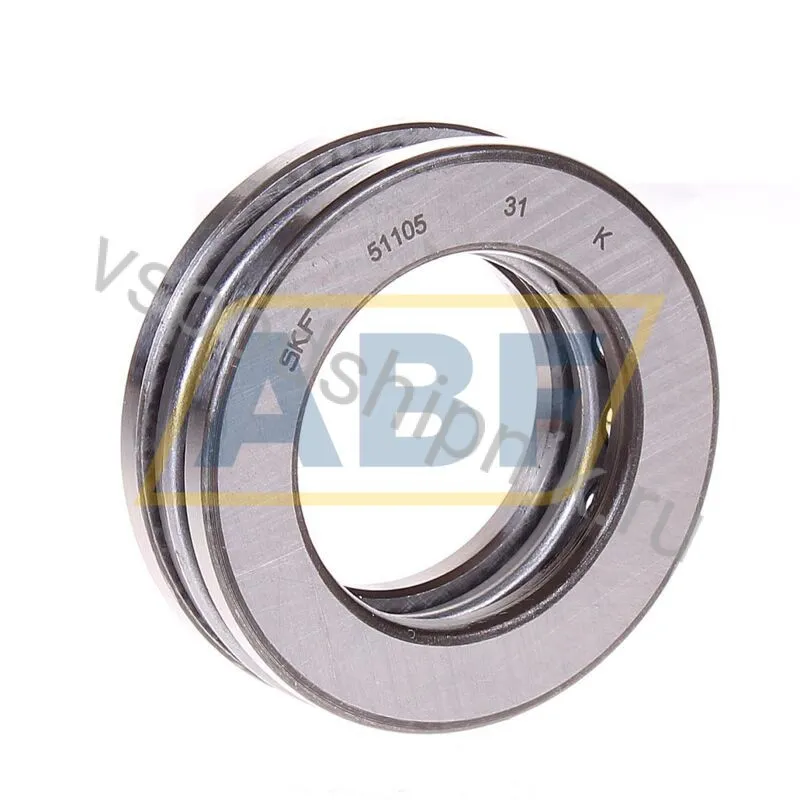 Упорный шариковый подшипник одинарный 51105 SKF 360
