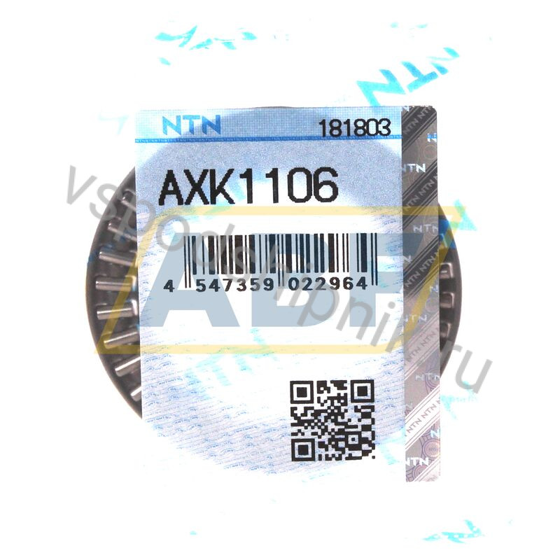 Игольчатый упорный подшипник AXK1106 NTN 360