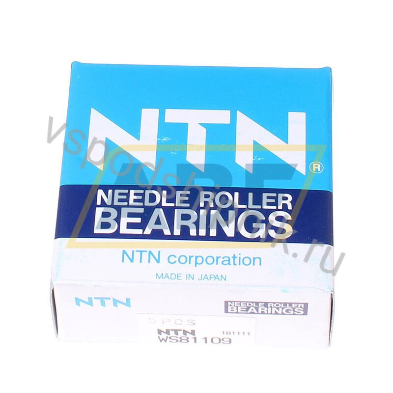 Шайба для цилиндрического упорного подшипника WS81109 NTN 360