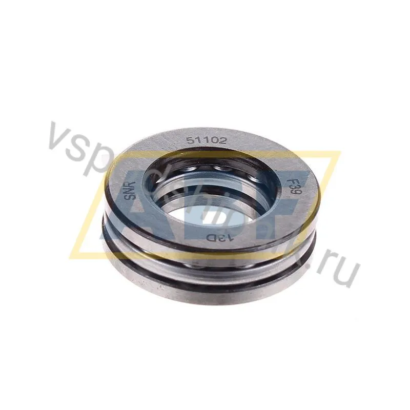 Упорный шариковый подшипник одинарный 51102 SNR 360
