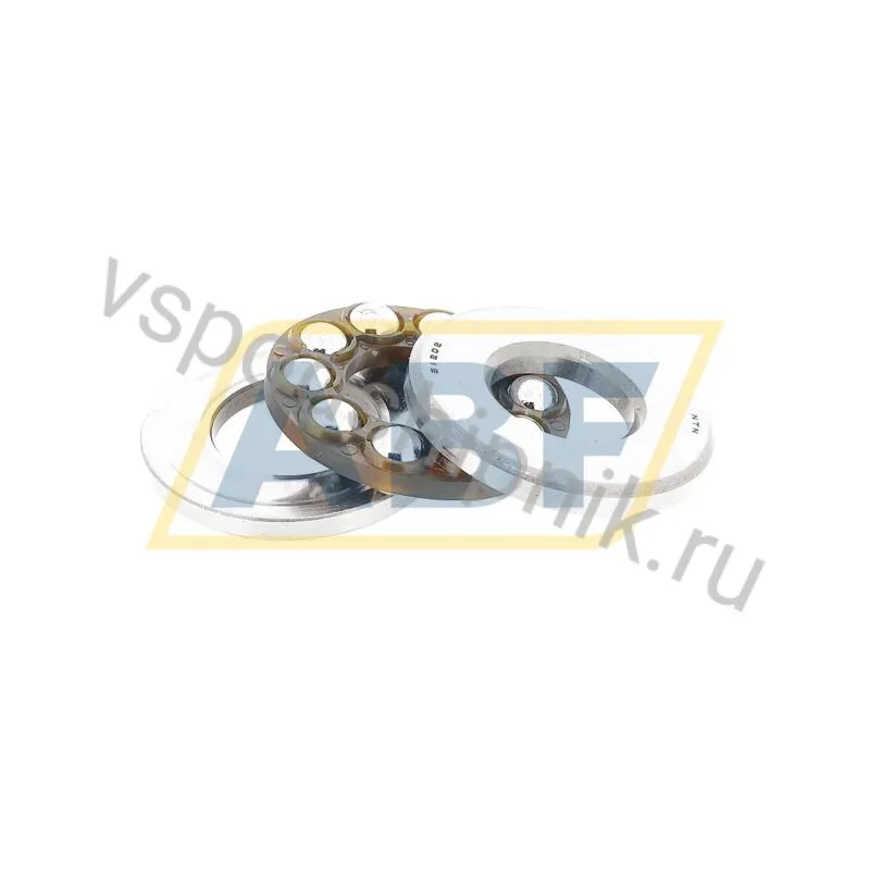 Упорный шариковый подшипник одинарный 51202 NTN 360