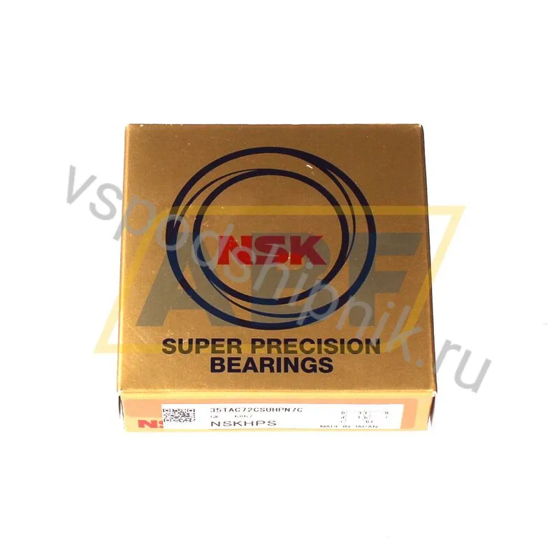 Упорно-радиальный шариковый подшипник 35TAC72CSUHPN7C NSK 360