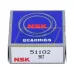 Упорный шариковый подшипник одинарный 51102 NSK