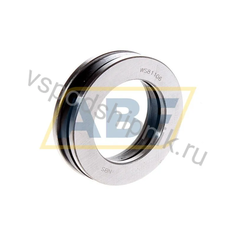 Цилиндрический роликовый упорный подшипник 81106TN NBS 360