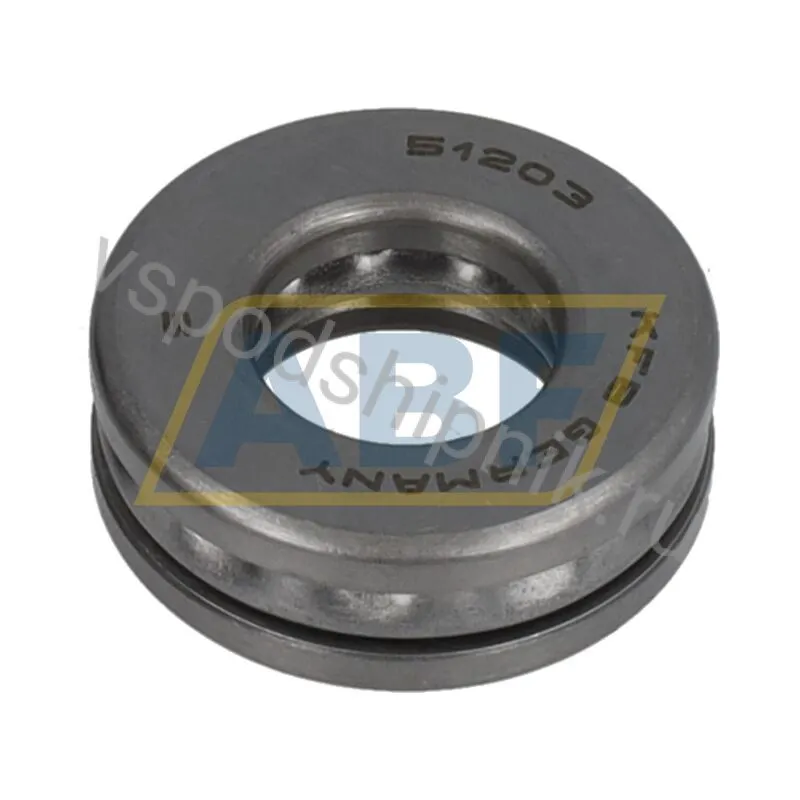 Упорный шариковый подшипник одинарный 51203 KFB Clarfeld 360