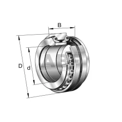 Упорный шариковый подшипник 234426M.SP FAG