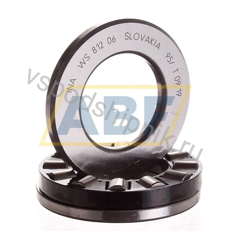 Цилиндрический роликовый упорный подшипник 81206TN INA 360